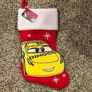 Cars movie holiday stocking